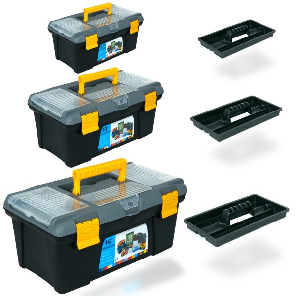 PLASTIC TOOL BOX SET